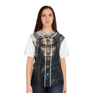 Gotham Women's Baseball Jersey (AOP)